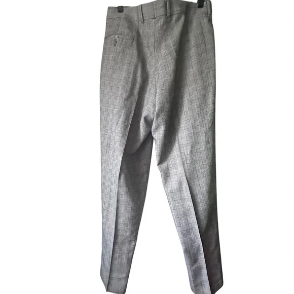 City Streets Men's Gray Double Breasted Blazer Suit‎ Size W34 Polyester Rayon